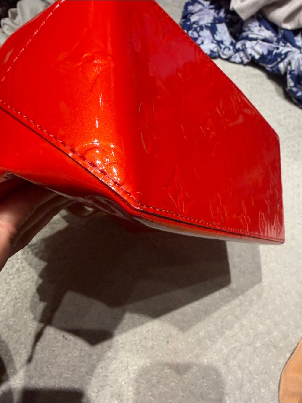 Louis Vuitton Mini Red Vernis Tote Bag - Picture 14 of 16